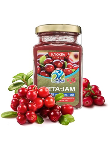 DIETA-JAM, клюква, 230 гр.