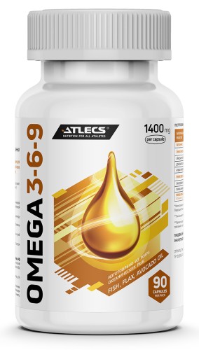 Atlecs Omega 3-6-9, 90 капс.