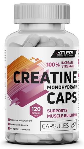 Atlecs Creatine Monohydrate, 120 капс.