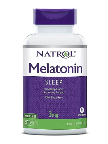 Natrol Melatonin 3 mg, 240 таблеток