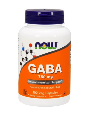 NOW GABA, 100 капсул