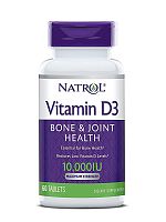 Natrol Vitamin D3, 10000 IU, 60 tabl