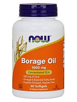 NOW BORAGE OIL 1000 mg 60 софтгелей