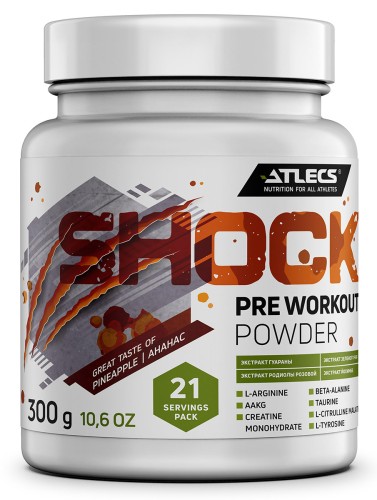 Atlecs Shock Pre Workout 300 гр