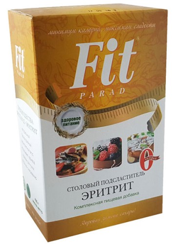 FitParad низкокалорийный столовый подстаститель(эритрит), 400 г