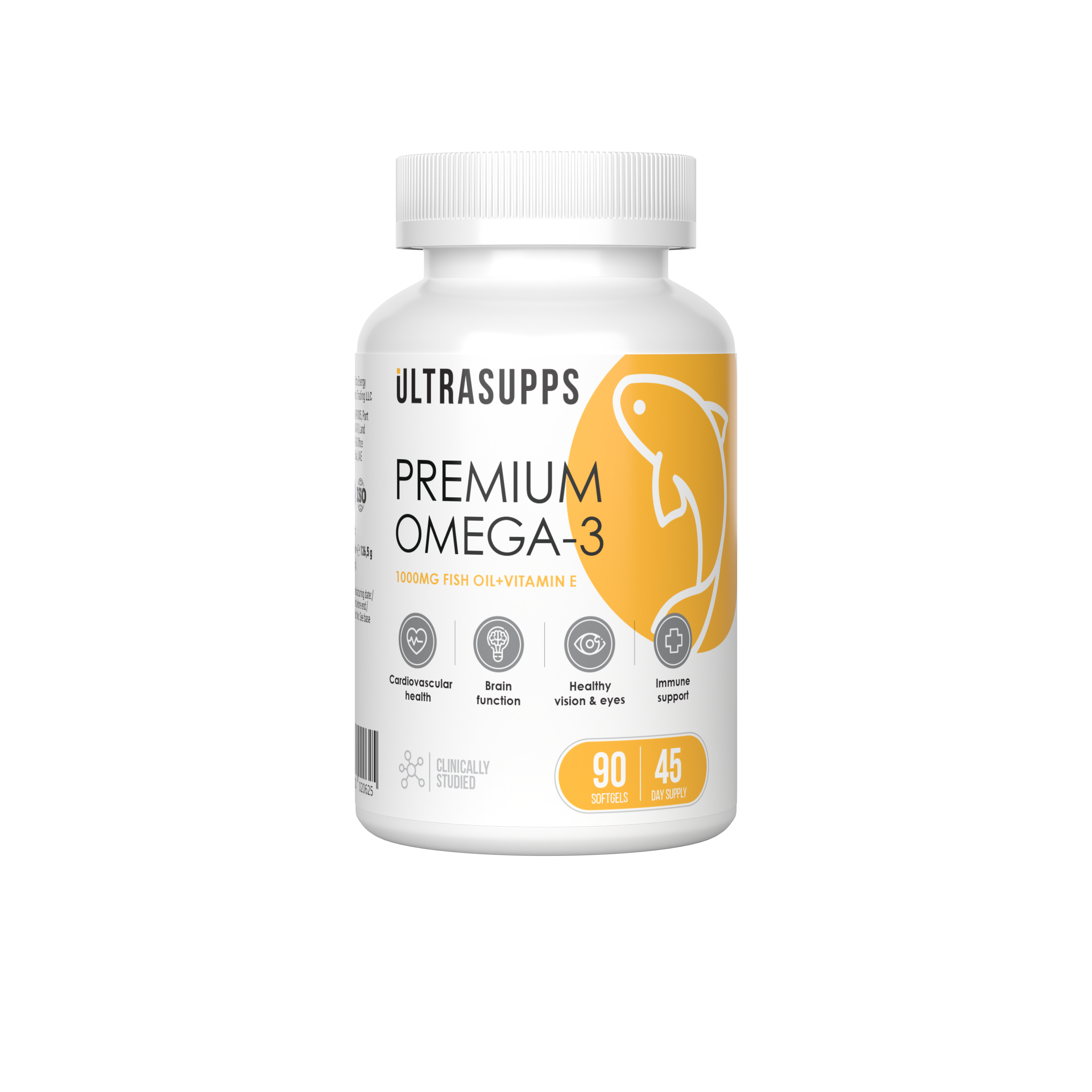 Ultrasupps Premium Omega-3, 90 softgels