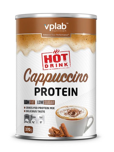 VP Hot Protein Cappuccino with Caffeine, 370 g