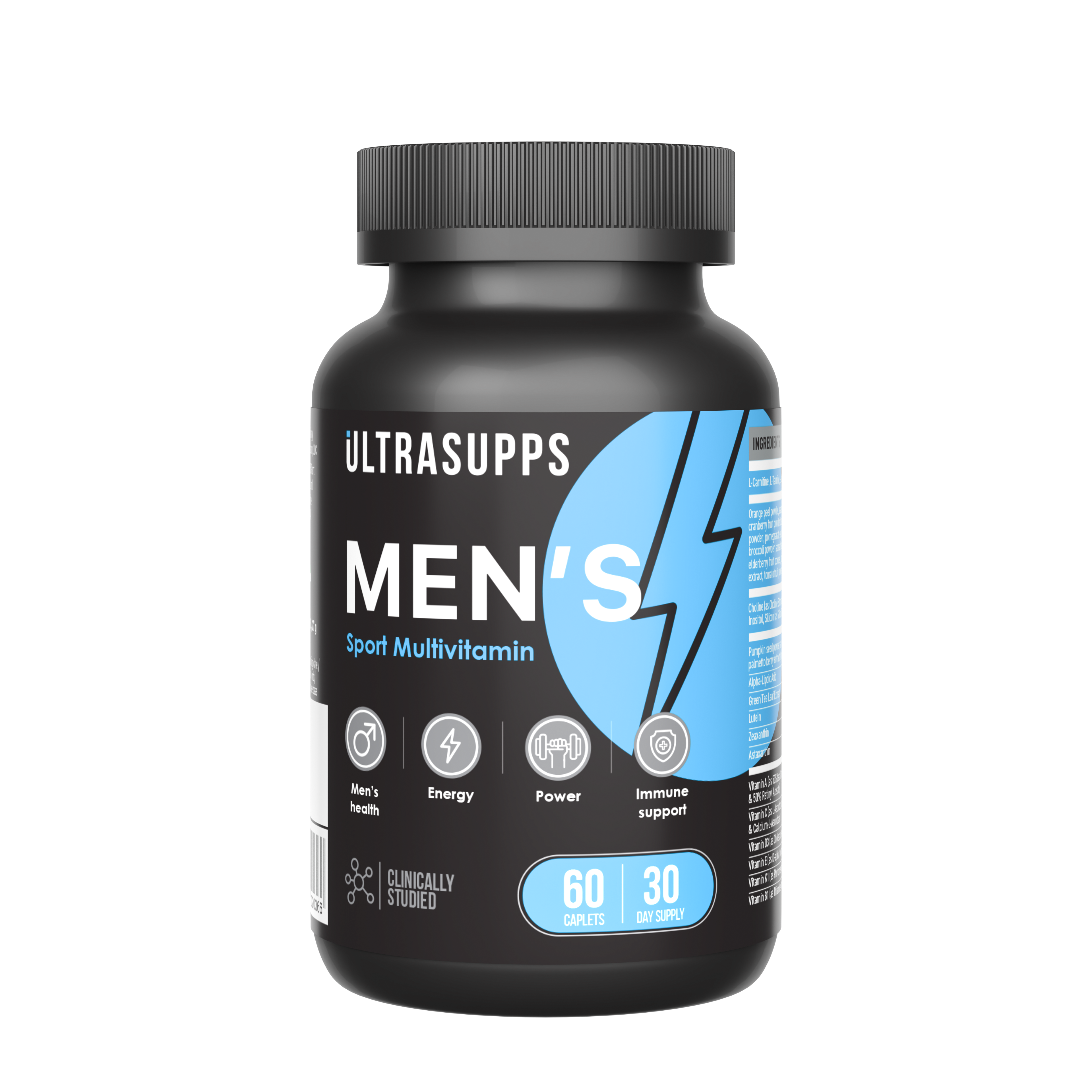 Ultrasupps Men's Multivitamin Formula, 60 caps 