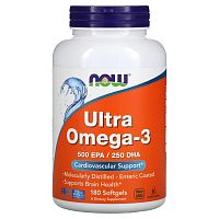 NOW ULTRA Omega-3 180 софтгелей