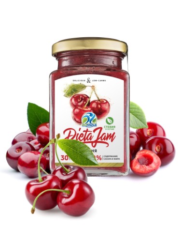 DIETA-JAM, вишня, 230 гр.