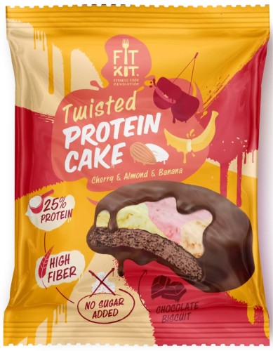 FitKit TWISTED Protein cake, 70 g, фото 2