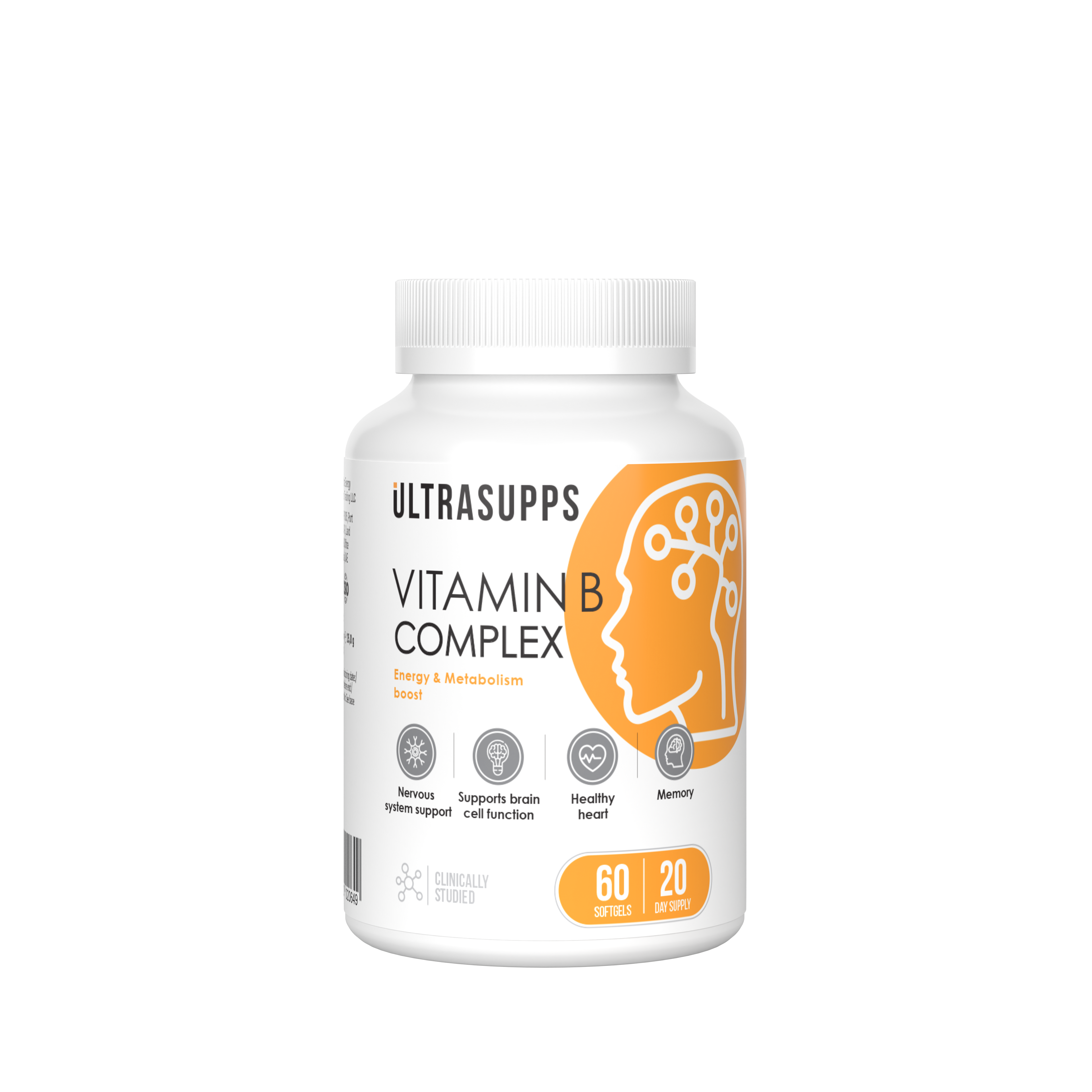 Ultrasupps Vitamin B complex Витамины 60 гелевых капсул