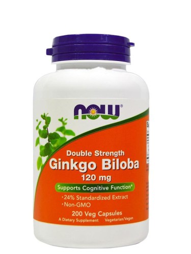 NOW Ginko Biloba 60 mg, 200 капсул