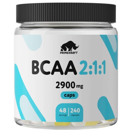 Prime Kraft BCAA 2.1.1 CAPS, 240 caps