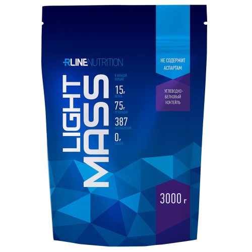 R-LINE LIGHT MASS, 3000 g, вкус клубника, дефект упаковки