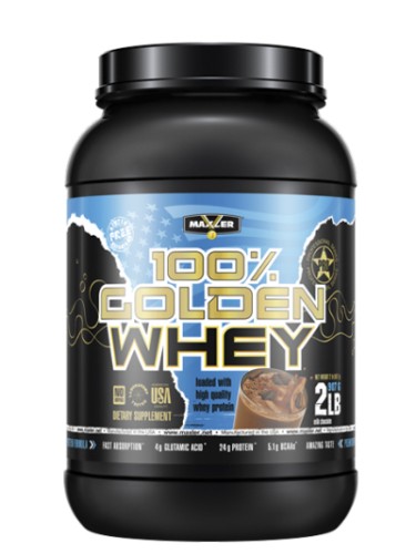 100% Golden Whey, 908 g Вкус: Ванильное мороженое (дефект упаковки)