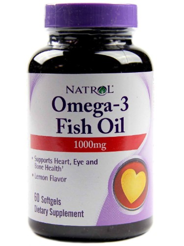 Natrol Omega-3 Fish Oil 1000 mg, 60 капсул