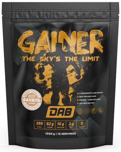 Производство DAB Gainer 1000 g ваниль