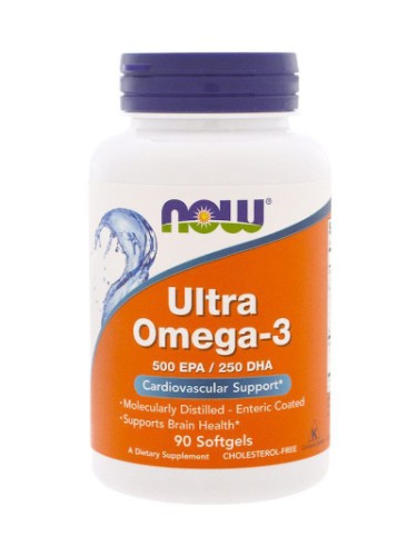 NOW Ultra Omega-3, 90 softgels