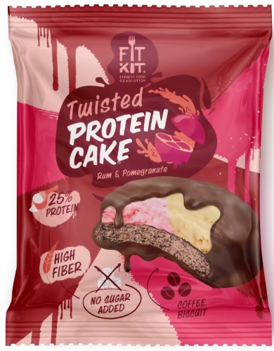 FitKit TWISTED Protein cake, 70 g, фото 5