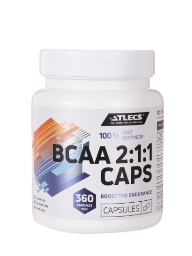 Atlecs BCAA 2.1.1, 360 caps