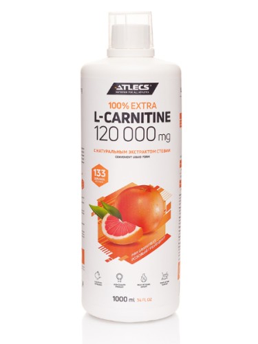 Atlecs L-carnitine 120000 мг 1000 мл