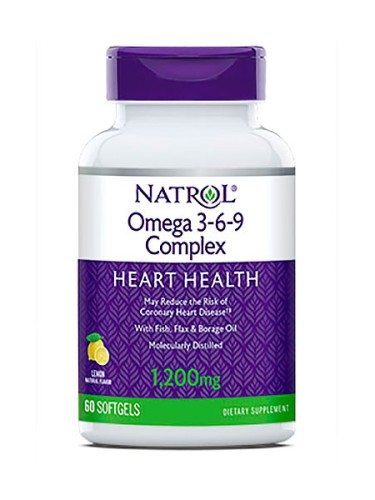 Natrol Omega 3-6-9 complex, 60 caps