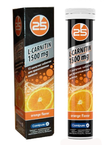 L-Carnitin 1500 mg Drink Tabs, 15 tabs