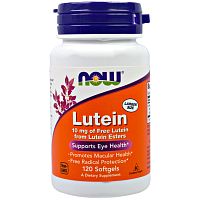 NOW LUTEIN 10 MG (FROM ESTERS) 60 софтгелей