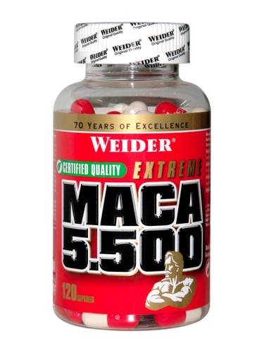 Weider Maca 5.500, 120 капсул