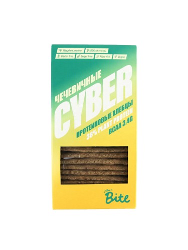 Хлебцы протеиновые чечевичные Bite Cyber, 150 гр.