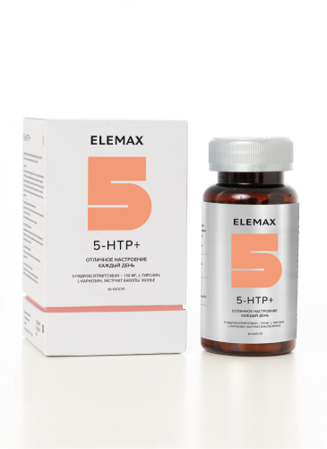 ELEMAX 5 HTP+, 60 caps 