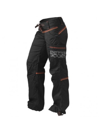 Contrast Wind Pant, black/orange, size XS