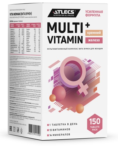 Atlecs Vita Woman, 150 tabs